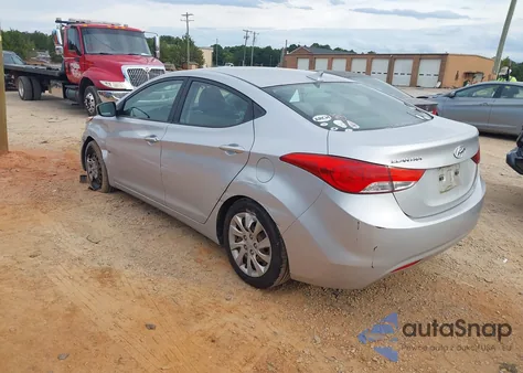 2012 Hyundai Elantra Gls (Ulsan Plant) from USA, damaged, VIN KMHDH4AE1CU475600